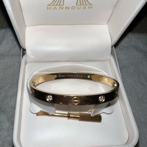 Cartier love bracelet 4 diamond